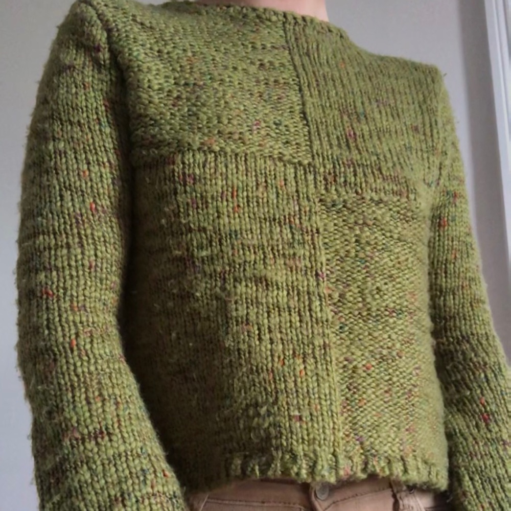 Green Knit Sweater